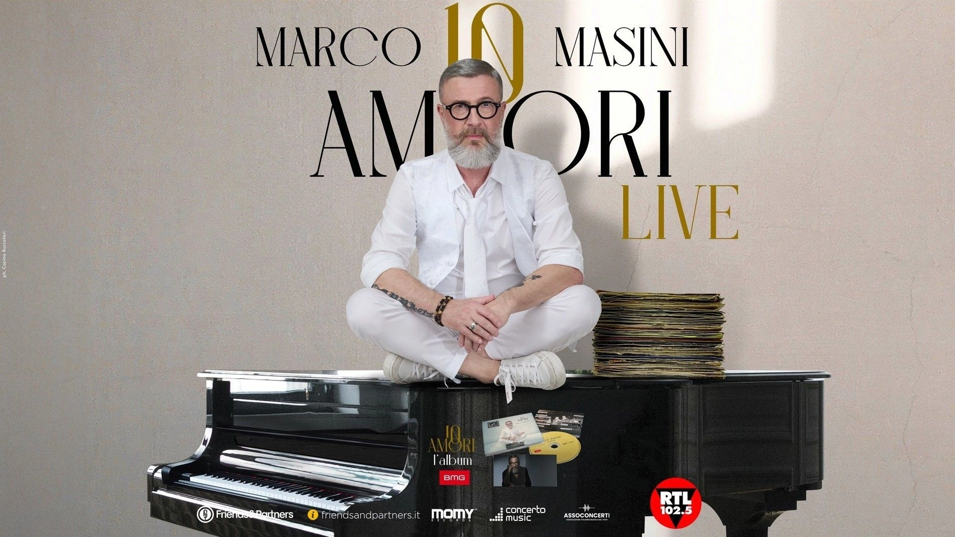 Billets Marco Masini (Mandela Forum - Florence)