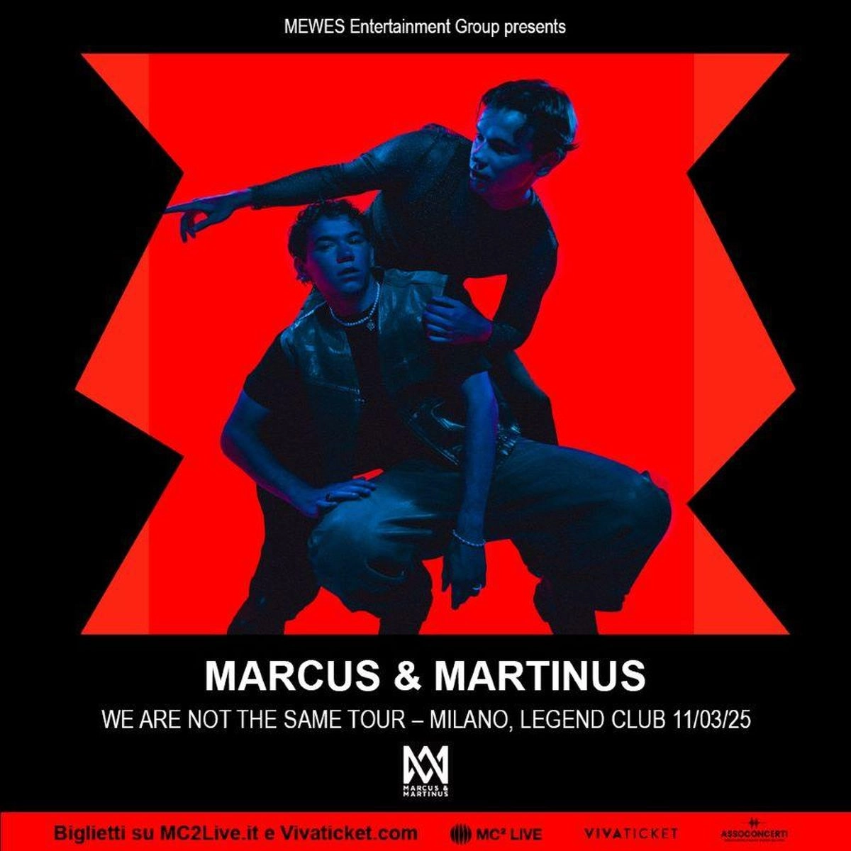 Marcus and Martinus al Magazzini Generali Tickets