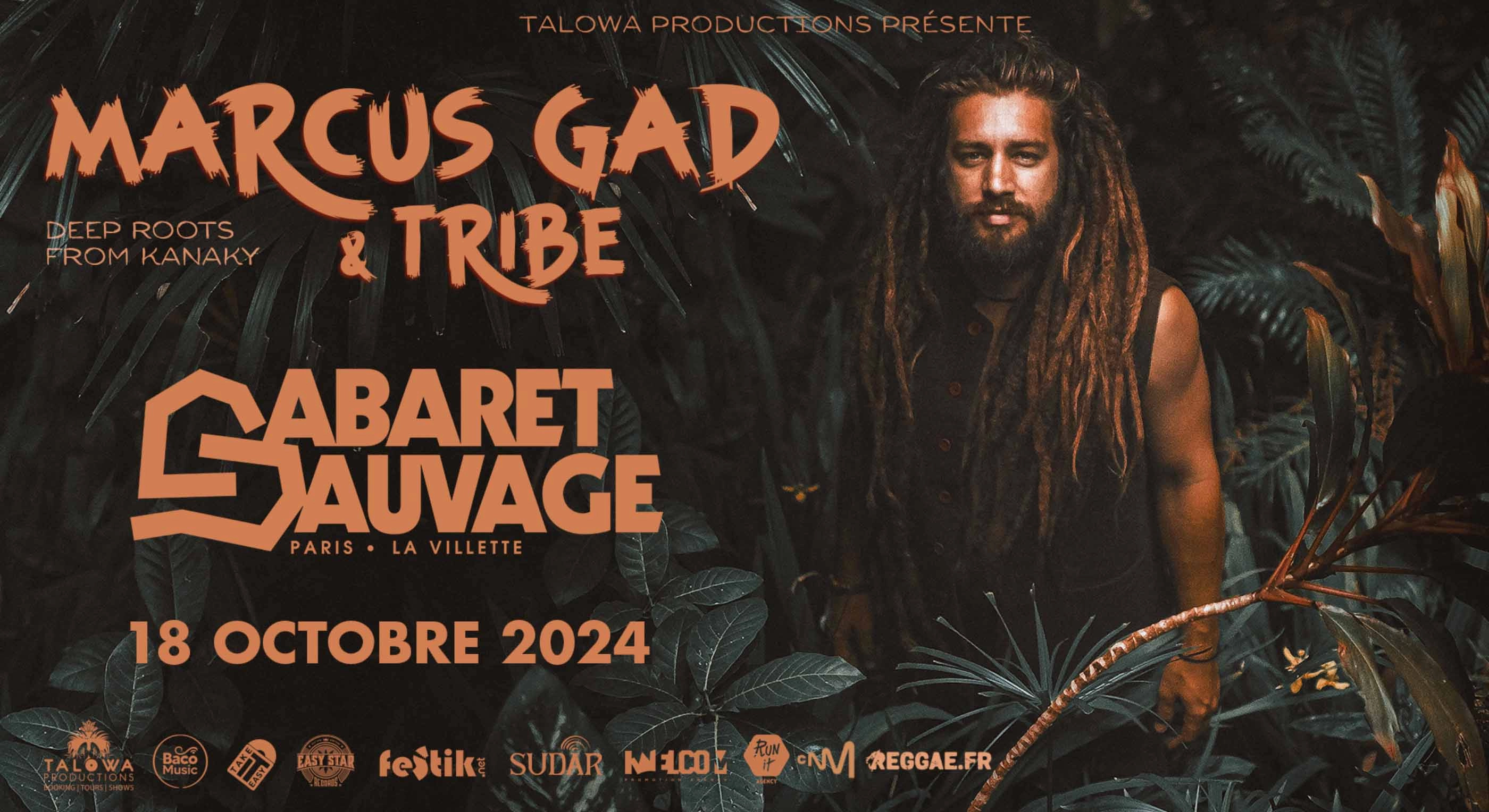 Marcus Gad and Tribe al Cabaret Sauvage Tickets