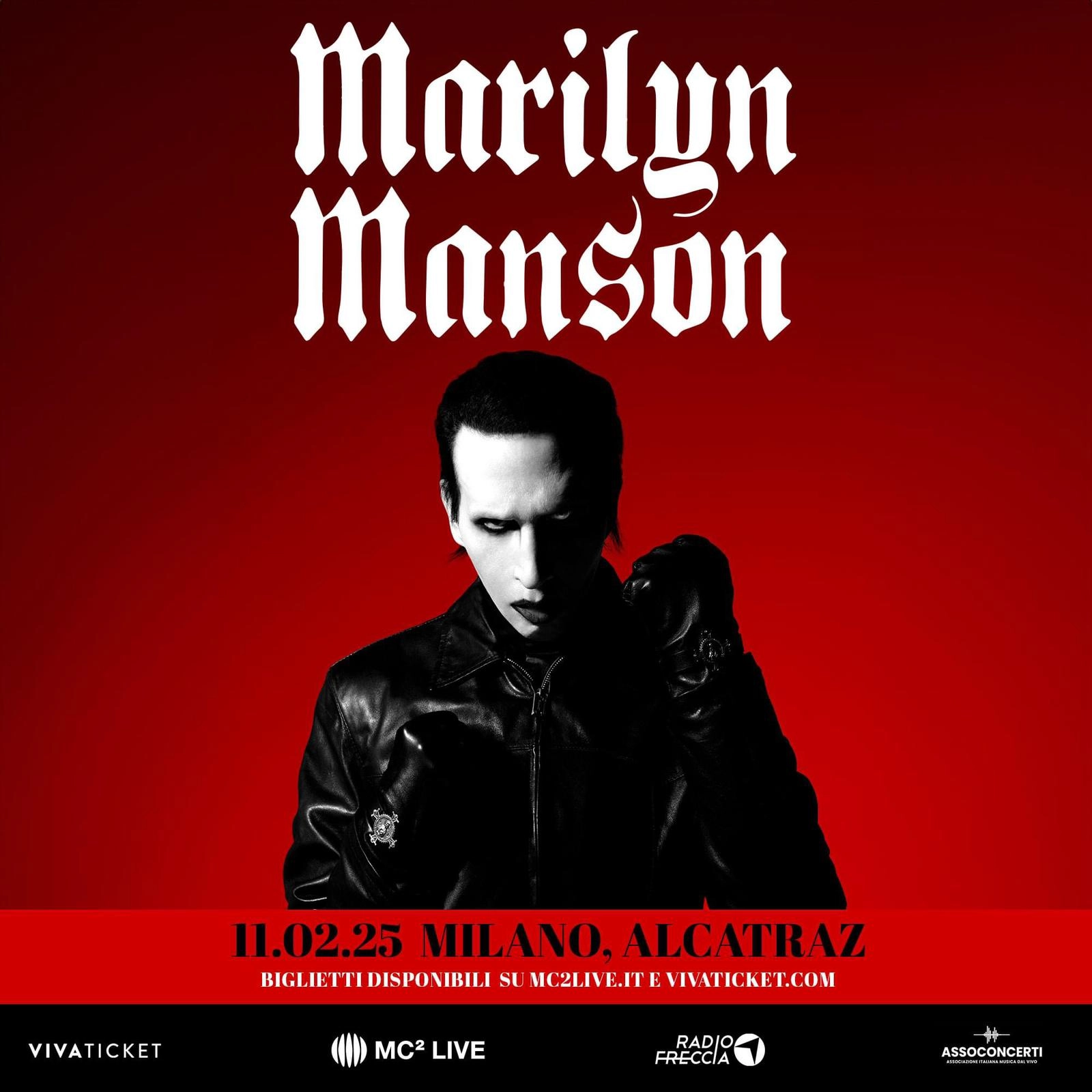 Marilyn Manson at Alcatraz Milano Tickets