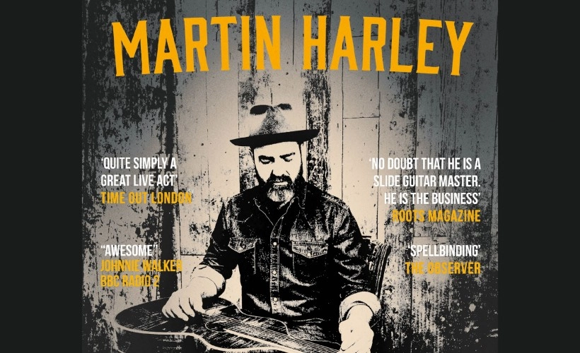 Martin Harley in der Bristol Beacon Tickets