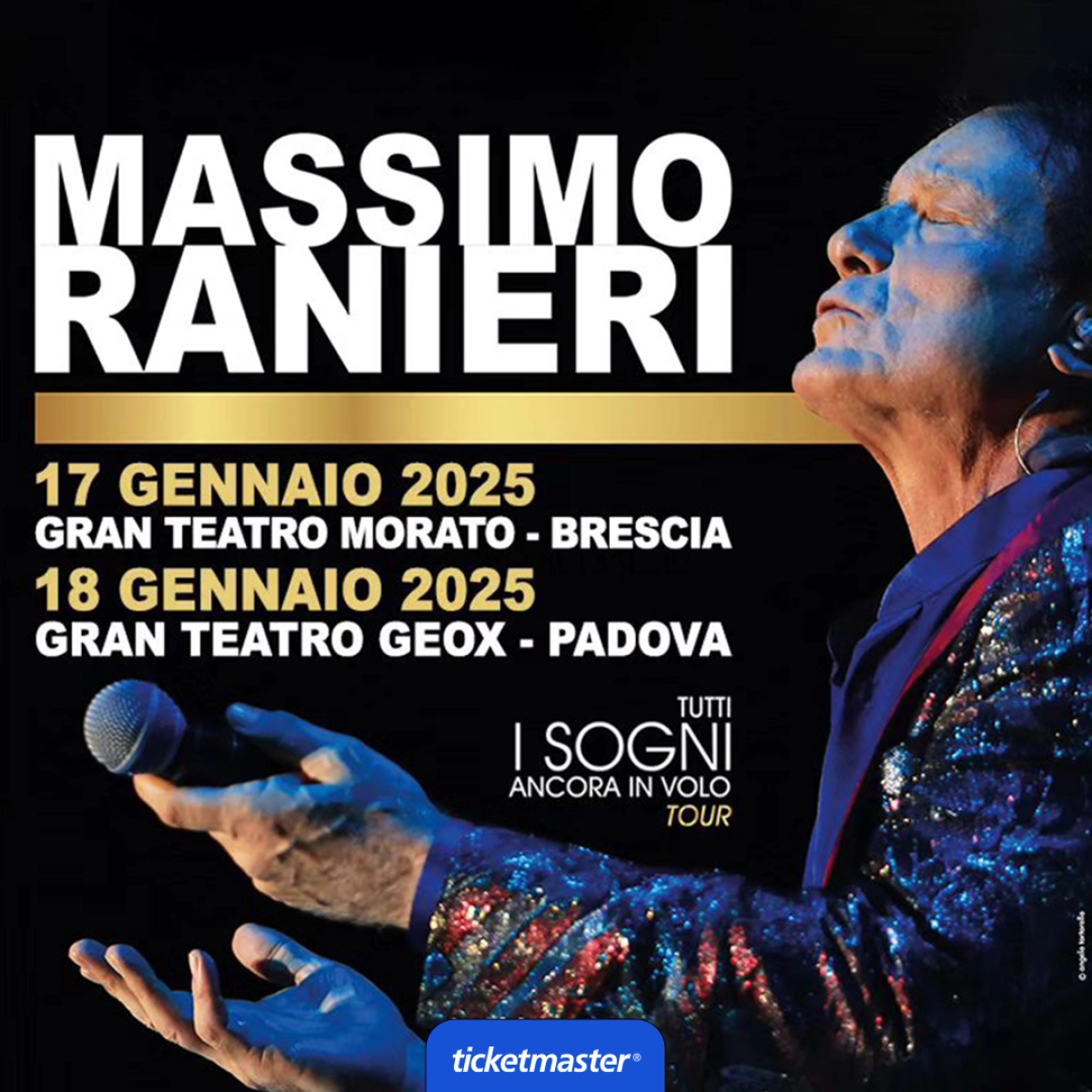 Massimo Ranieri en Gran Teatro Geox Tickets