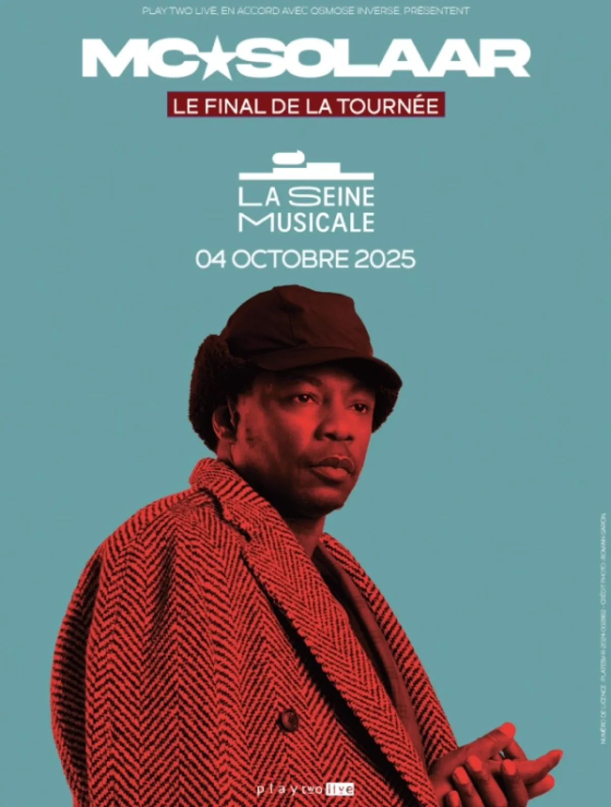 Billets MC Solaar (La Seine Musicale - Paris)