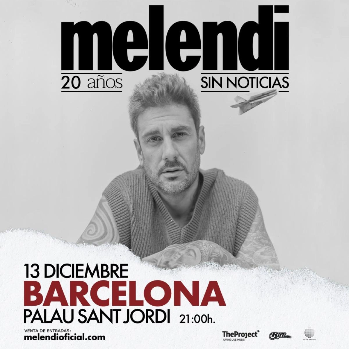 Melendi at Palau Sant Jordi Tickets