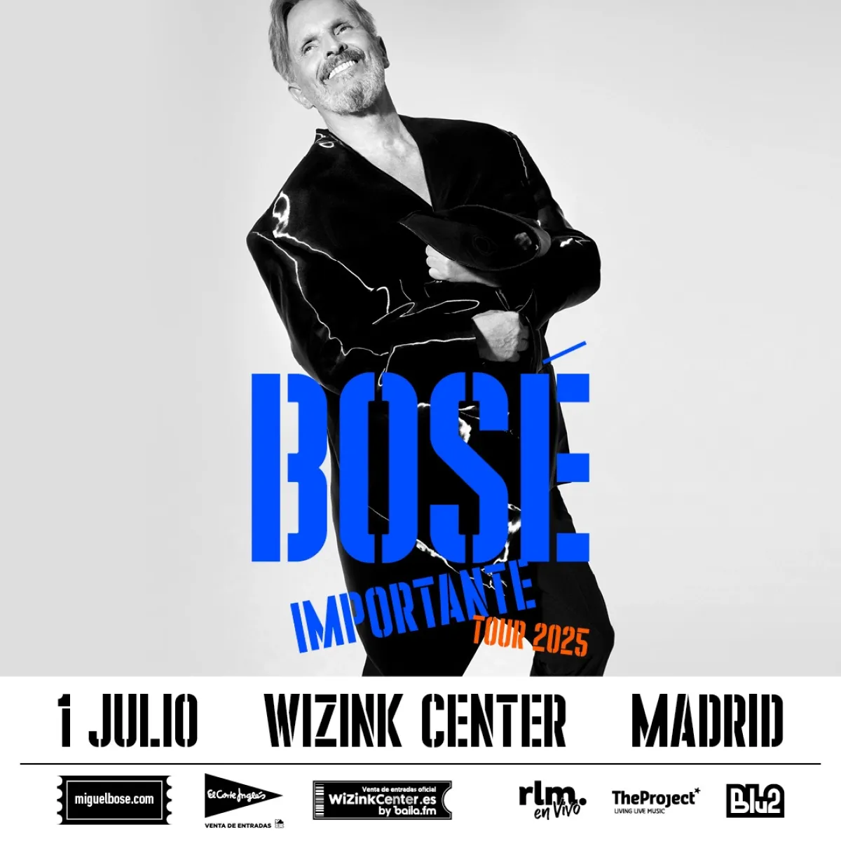 Miguel Bosé at WiZink Center Tickets