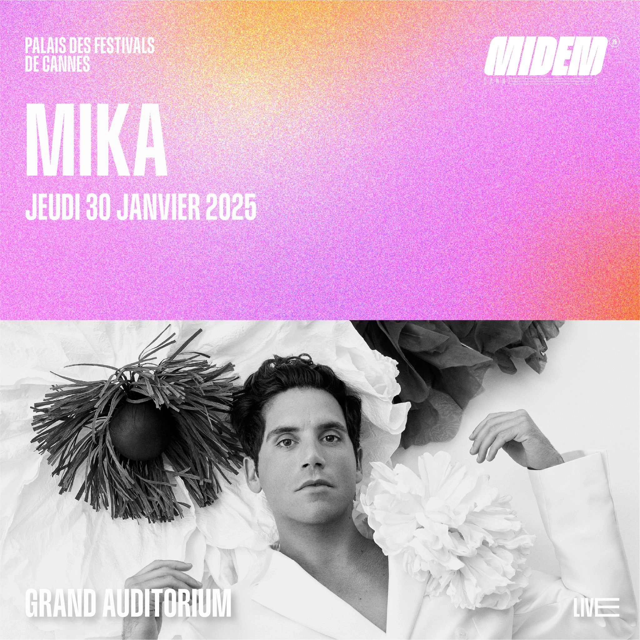 Mika at Palais des Festivals Cannes Tickets