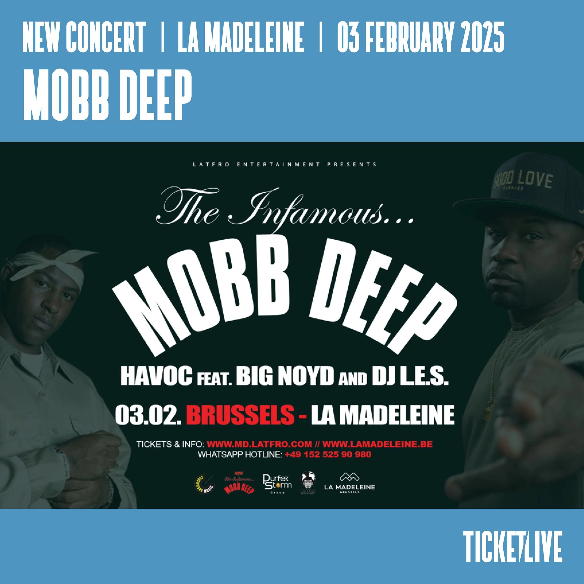 Mobb Deep at La Madeleine Tickets