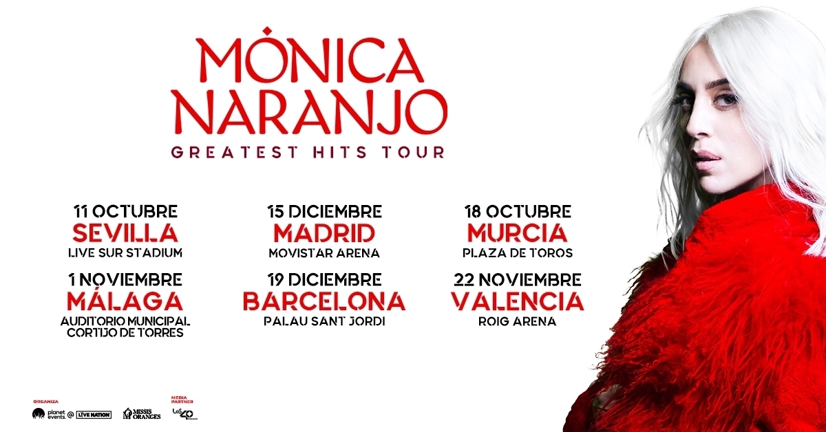 Monica Naranjo al Live Sur Stadium Tickets