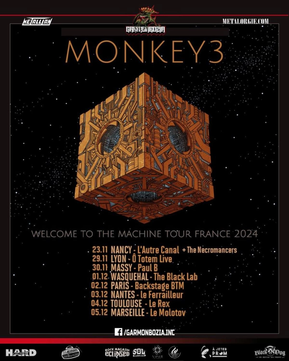 Monkey3 at O'Sullivans Backstage By The Mill Tickets