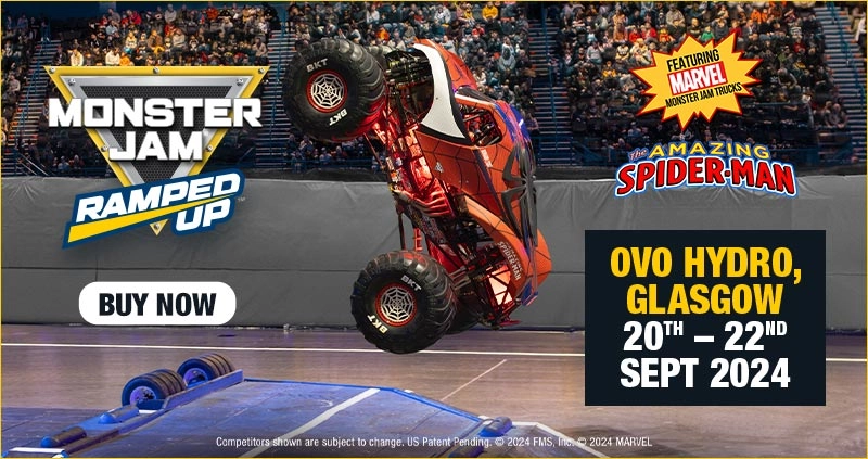 Monster Jam Ramped Up! en Ovo Hydro Tickets