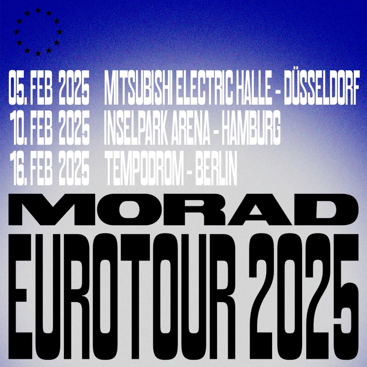 Morad - Euro Tour 2025 en Tempodrom Tickets