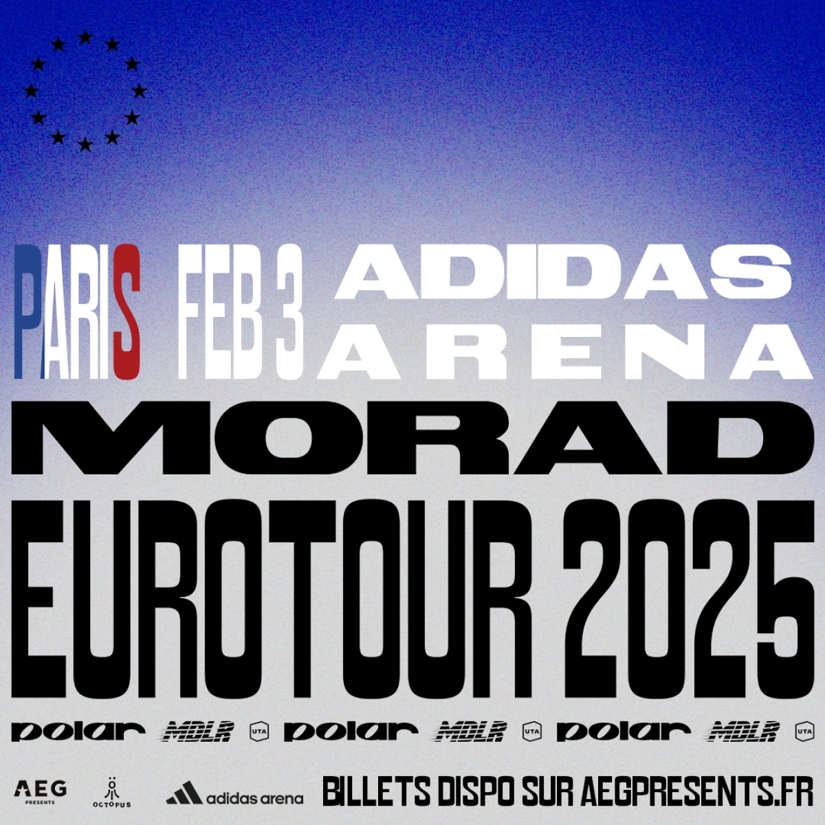 Concert Morad à Paris (Adidas Arena) du 03 février 2025