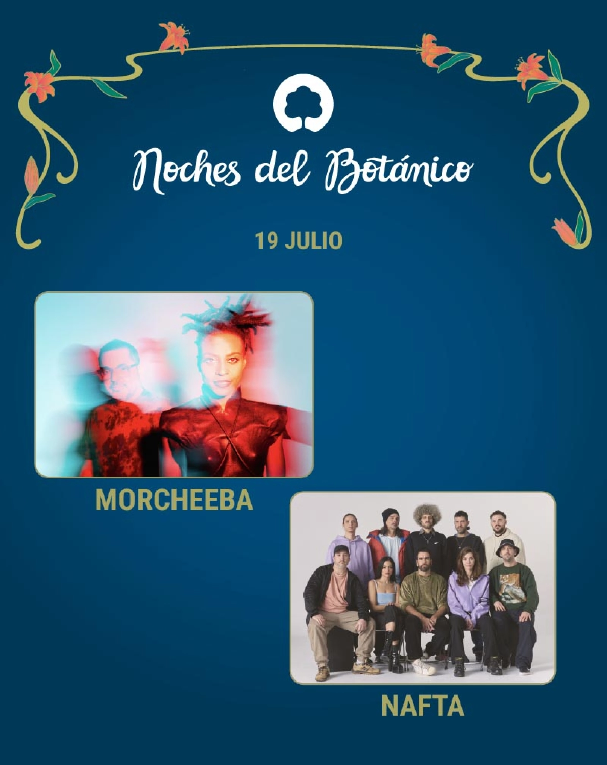 Billets Morcheeba - Nafta (Real Jardin Botanico - Madrid)