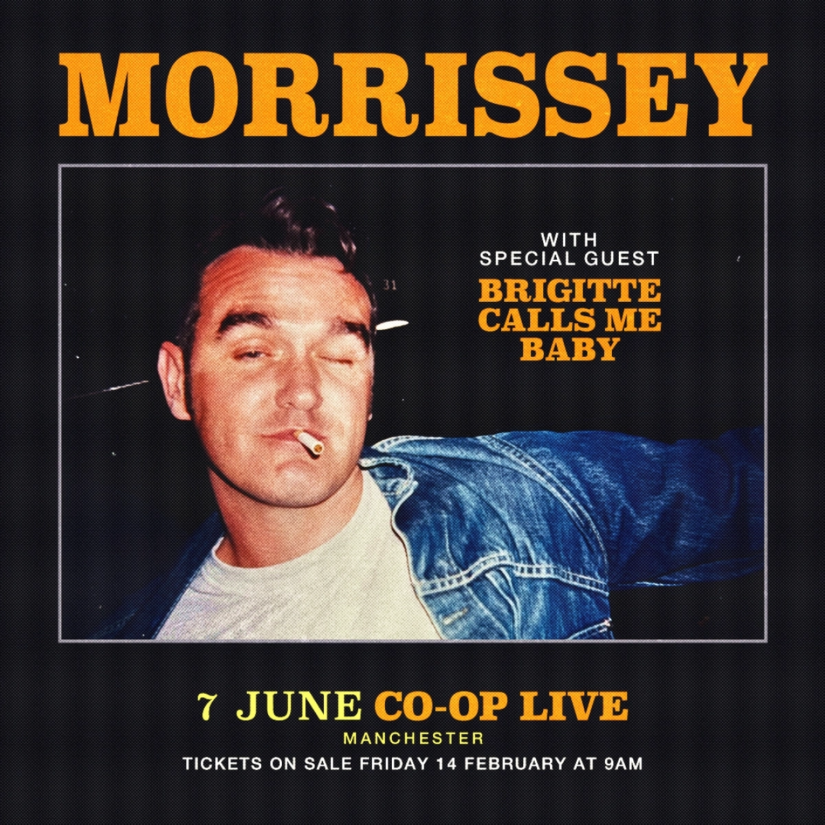 Morrissey en Co-op Live Tickets