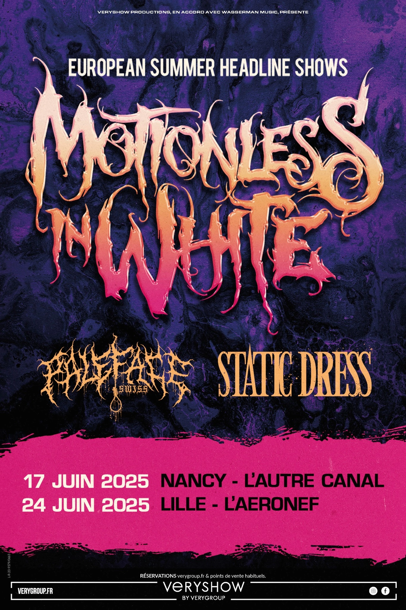 Motionless In White in der Autre Canal Tickets