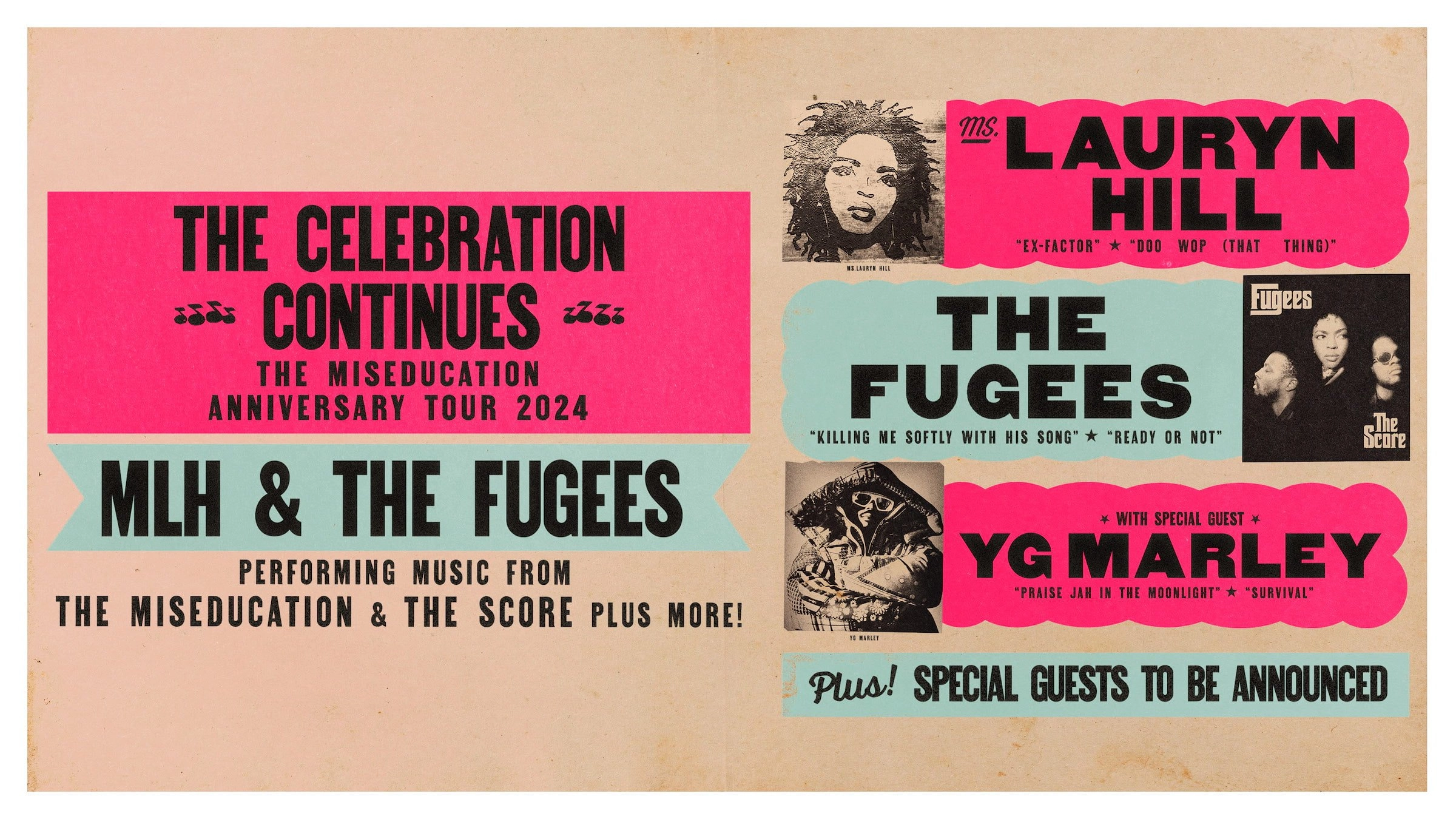 Ms. Lauryn Hill and The Fugees at 3Arena Dublin Tickets