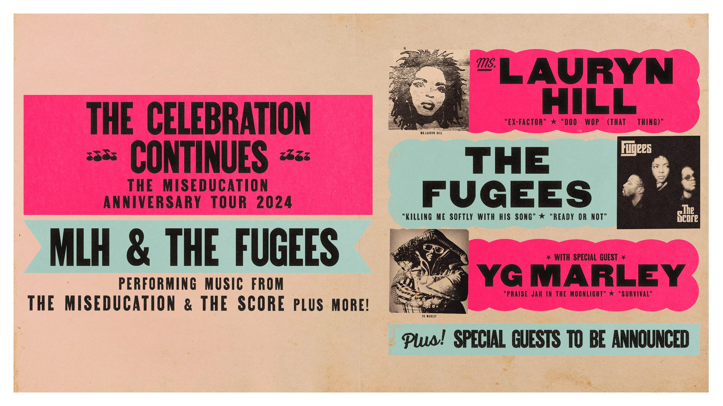 Ms. Lauryn Hill and The Fugees en Tele2 Arena Tickets