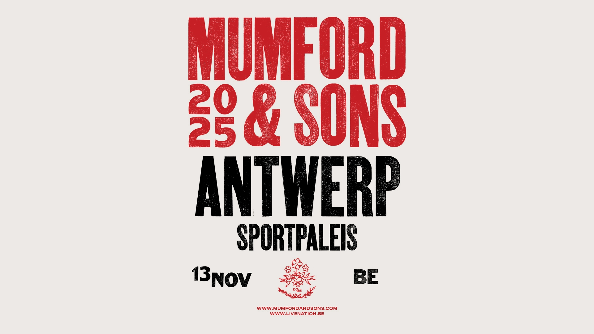 Mumford and Sons en Sportpaleis Amberes Tickets