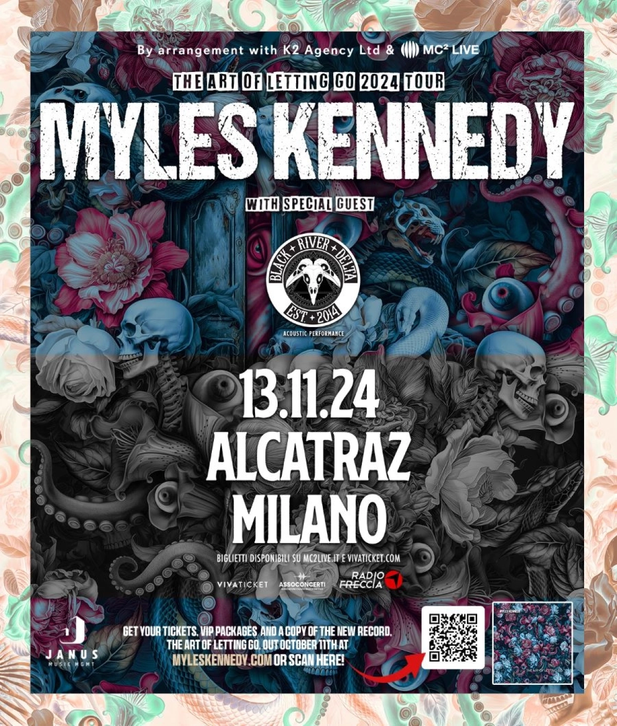 Myles Kennedy in der Alcatraz Mailand Tickets