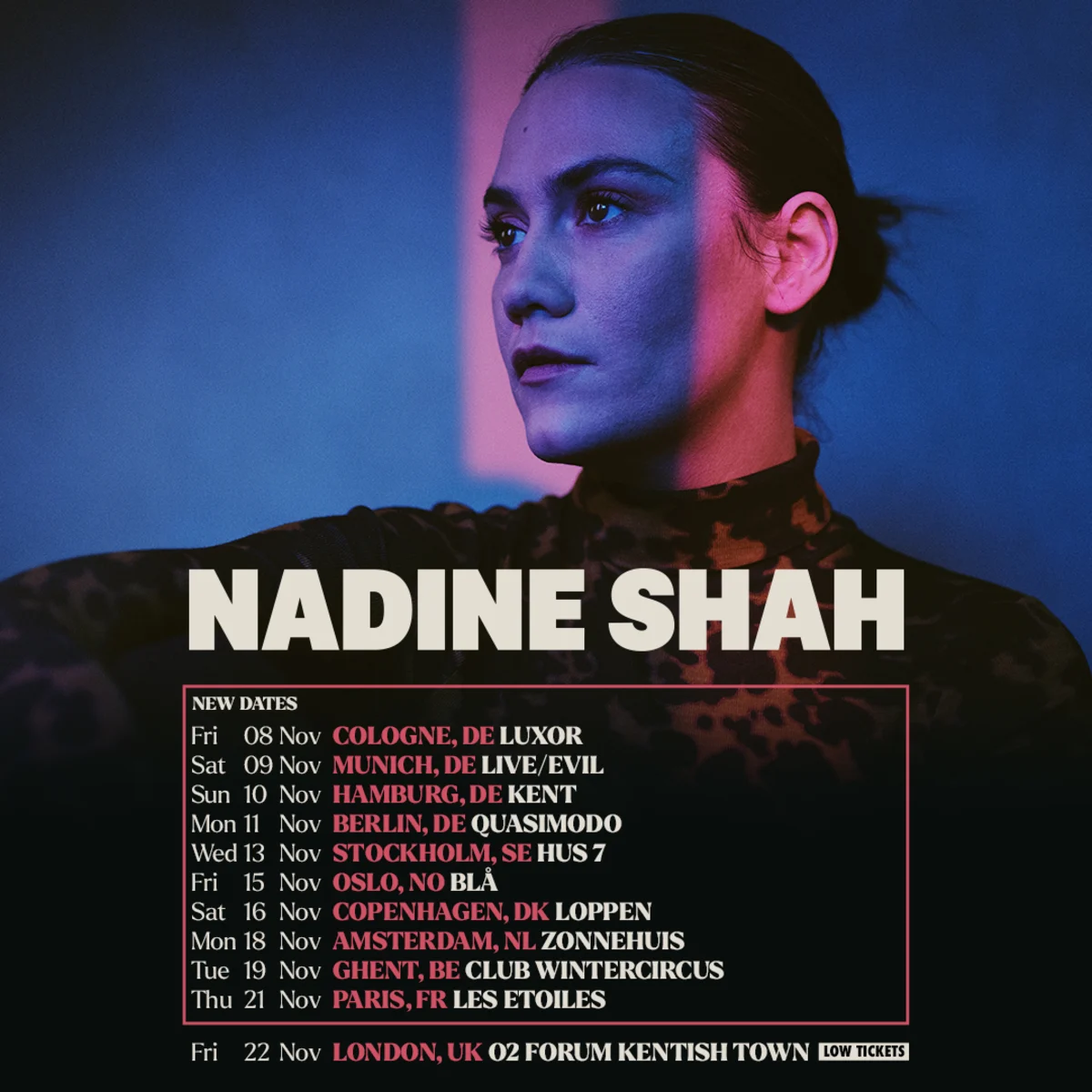 Nadine Shah at Kent Club Tickets