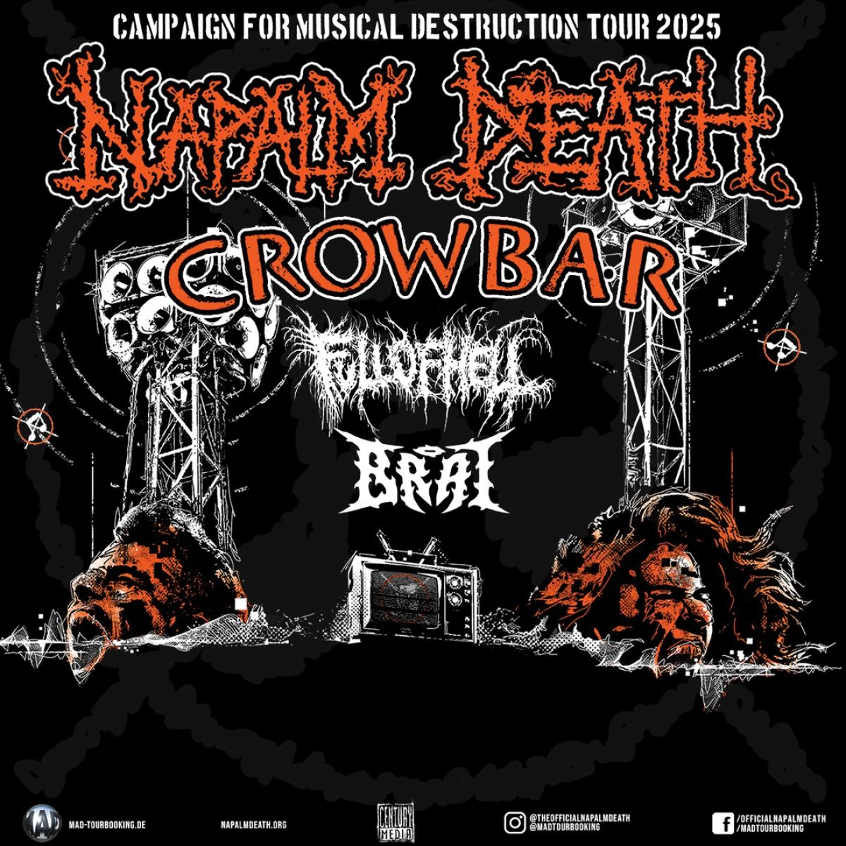 Napalm Death at iBoat Tickets