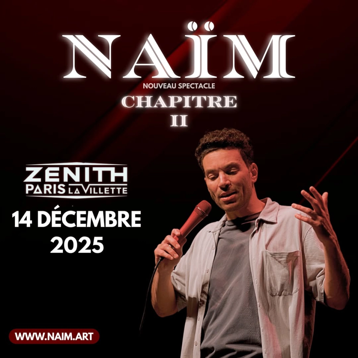 Naïm at Zenith Paris Tickets