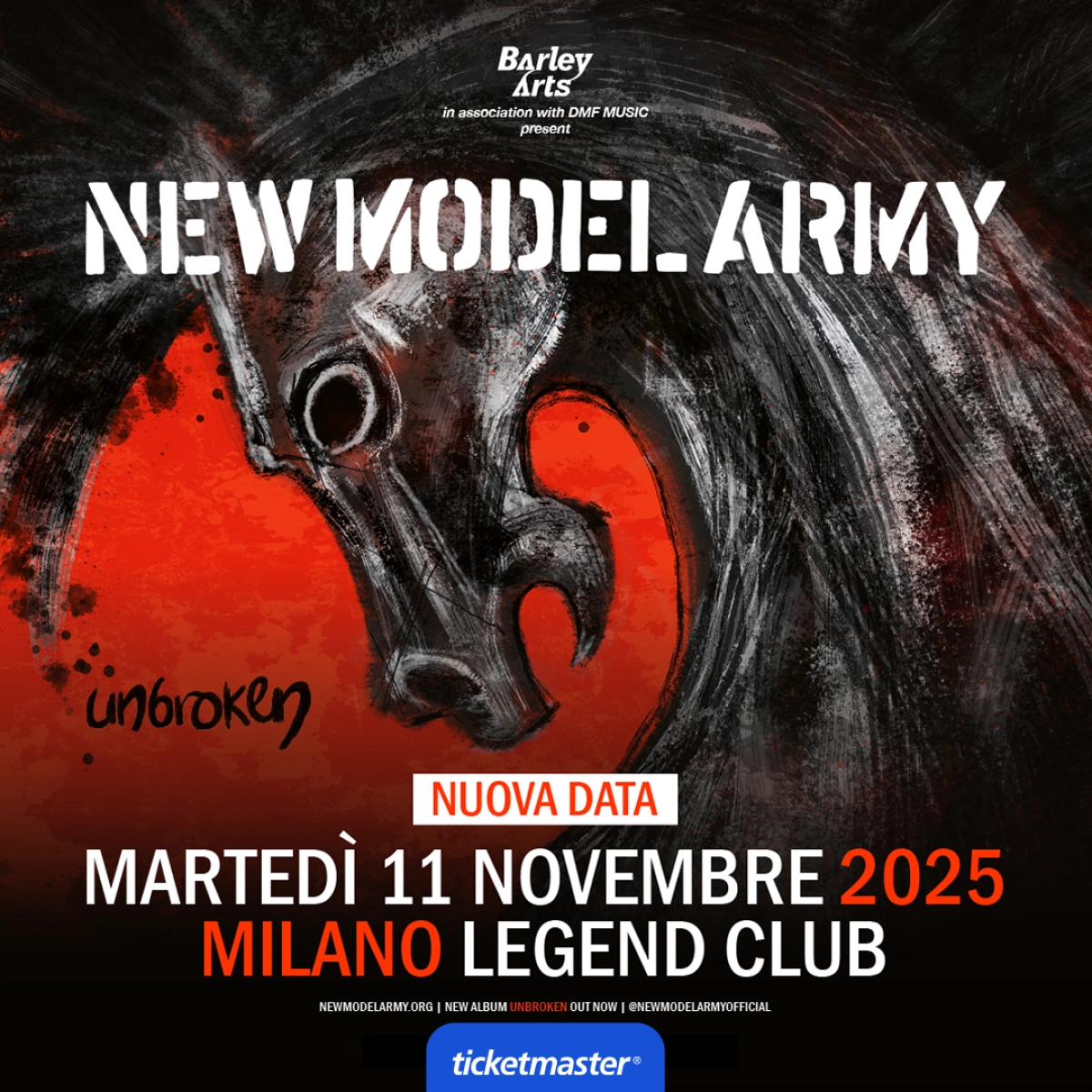 Billets New Model Army (Legend Club Milano - Milan)