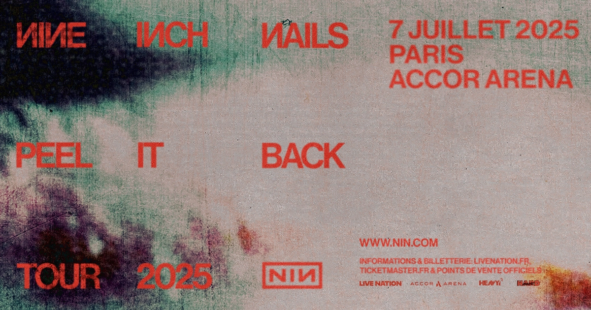 Billets Nine Inch Nails (Accor Arena - Paris)