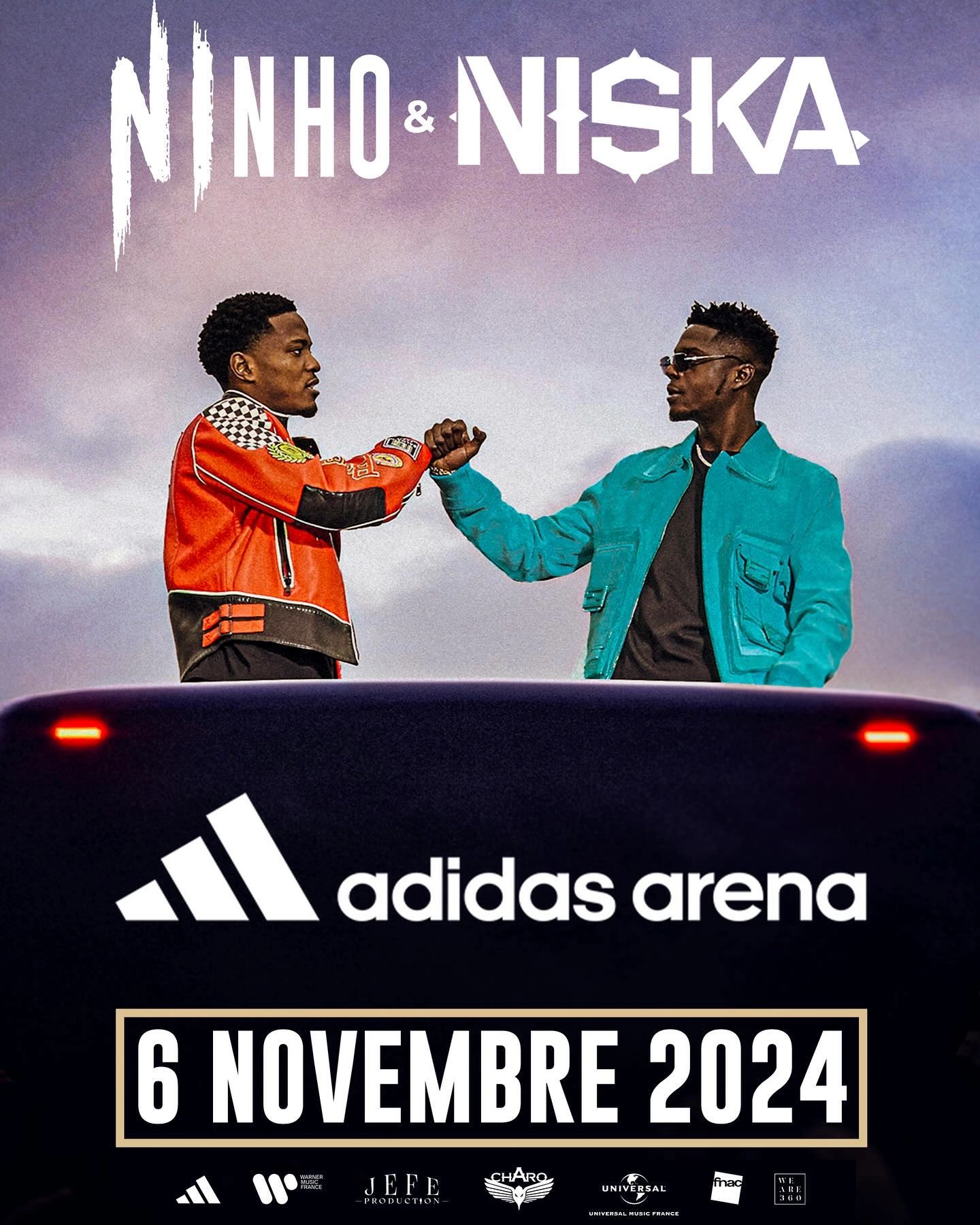 Ninho Niska at Adidas Arena Tickets