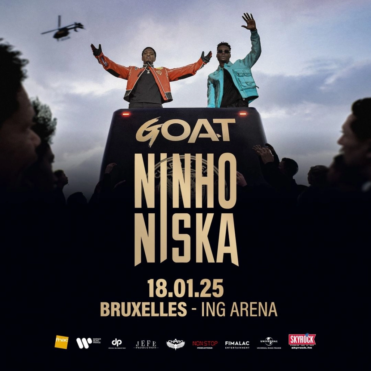 Ninho Niska al ING Arena Tickets