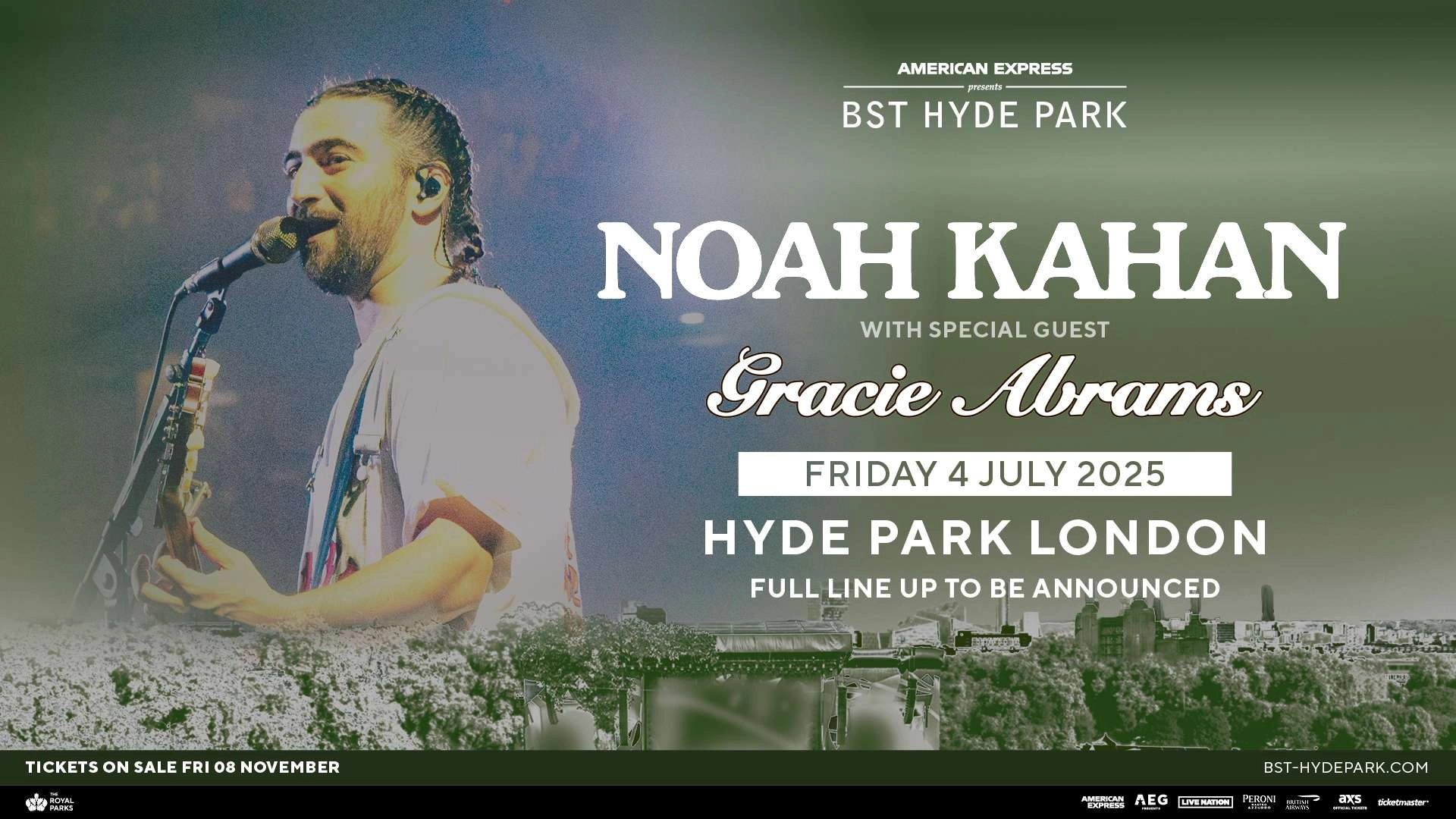 Noah Kahan at Hyde Park Tickets