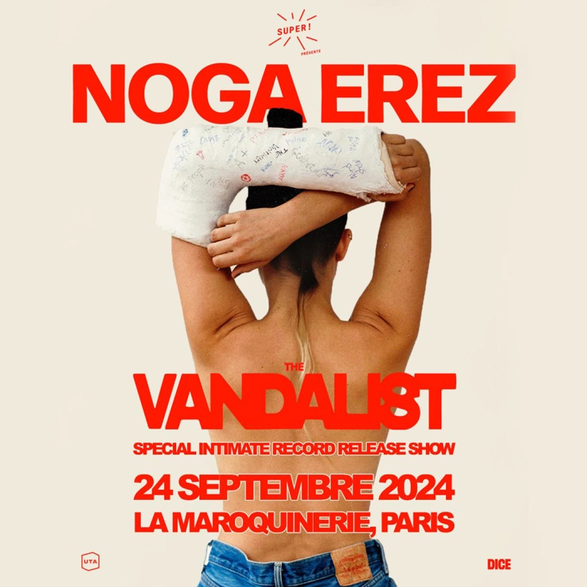 Billets Noga Erez (La Maroquinerie - Paris)