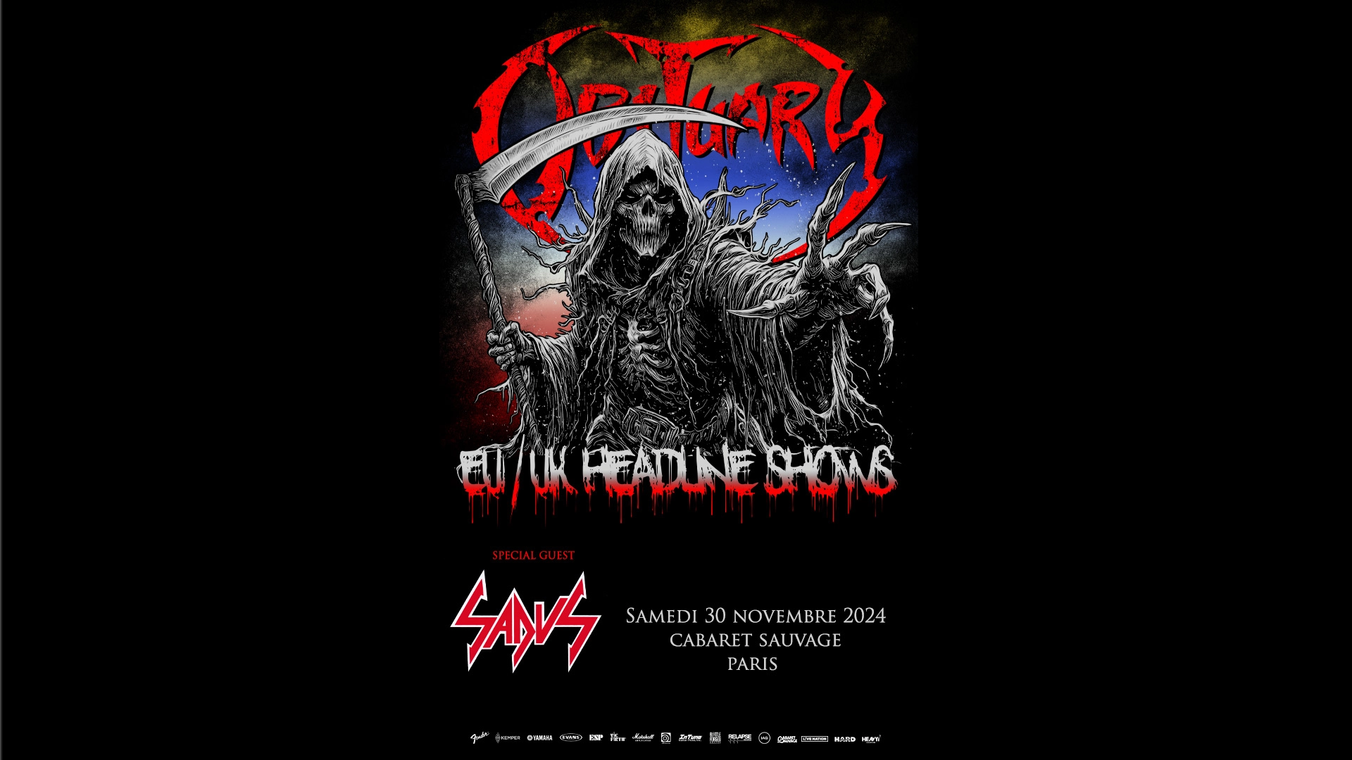 Obituary at Cabaret Sauvage Tickets