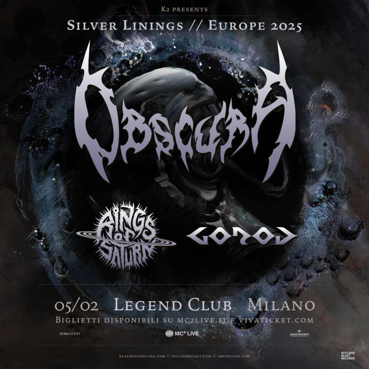 Obscura at Legend Club Milano Tickets