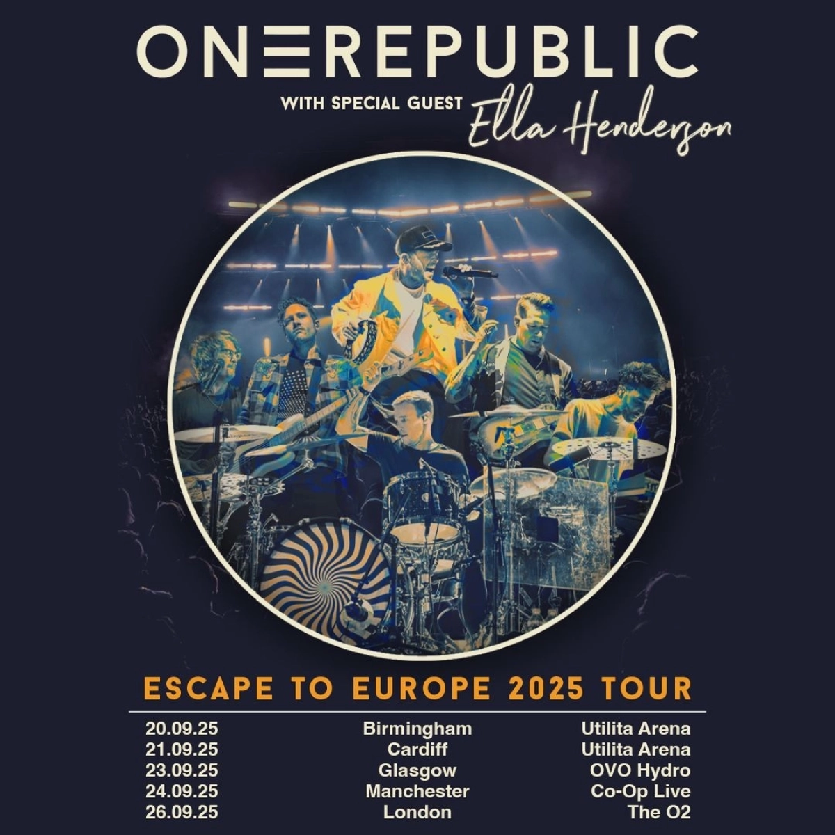 OneRepublic at Co-op Live Tickets