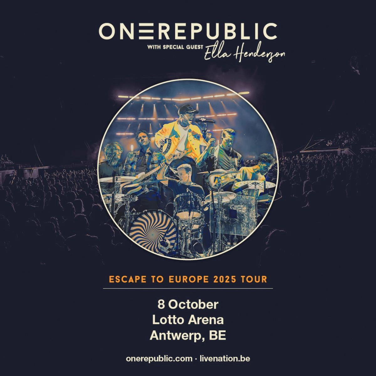 OneRepublic at Lotto Arena Tickets