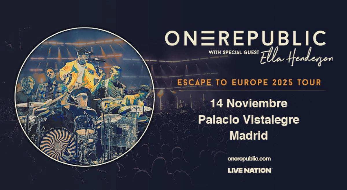 OneRepublic en Palacio Vistalegre Tickets