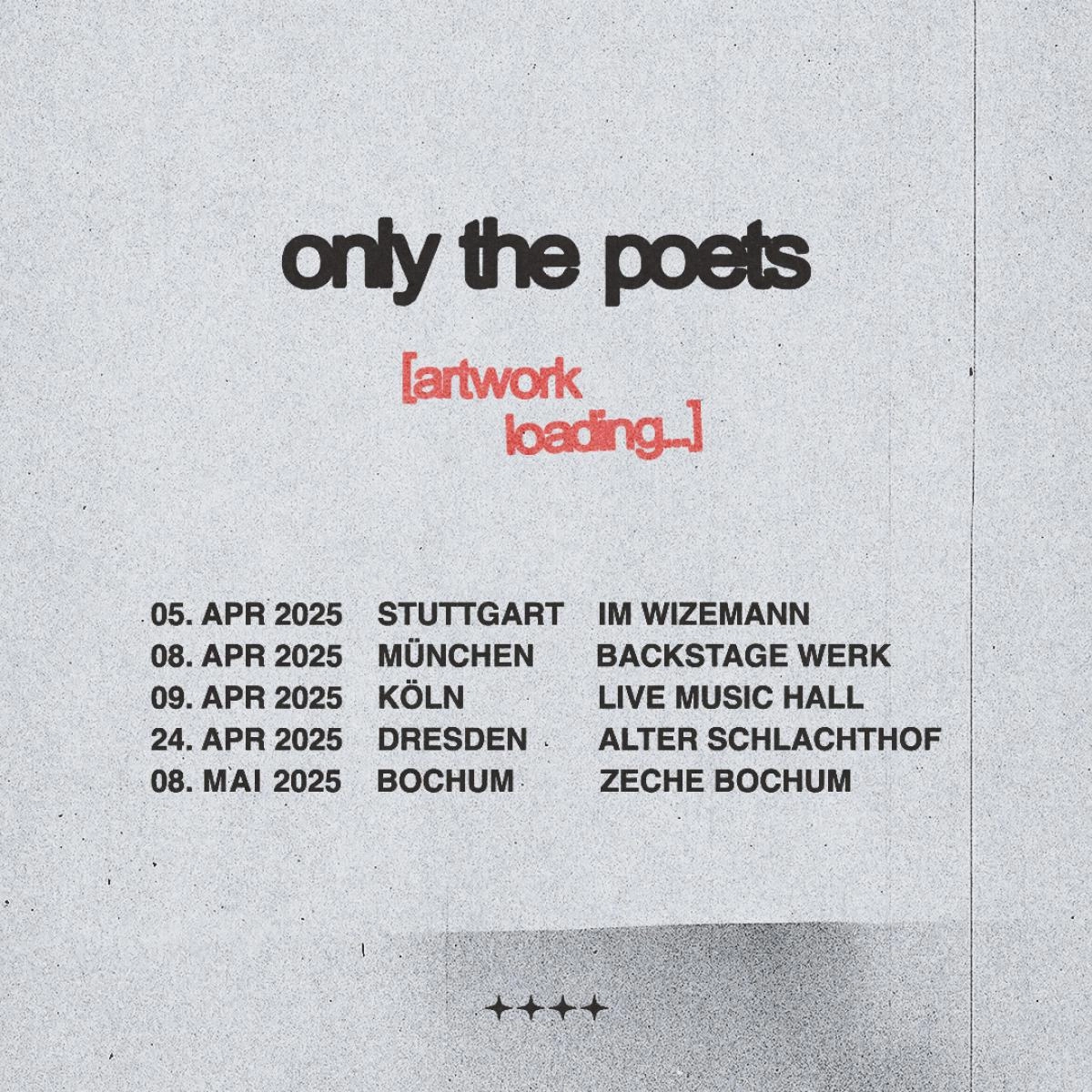 Billets Only The Poets (Kesselhaus Kulturbrauerei - Berlin)