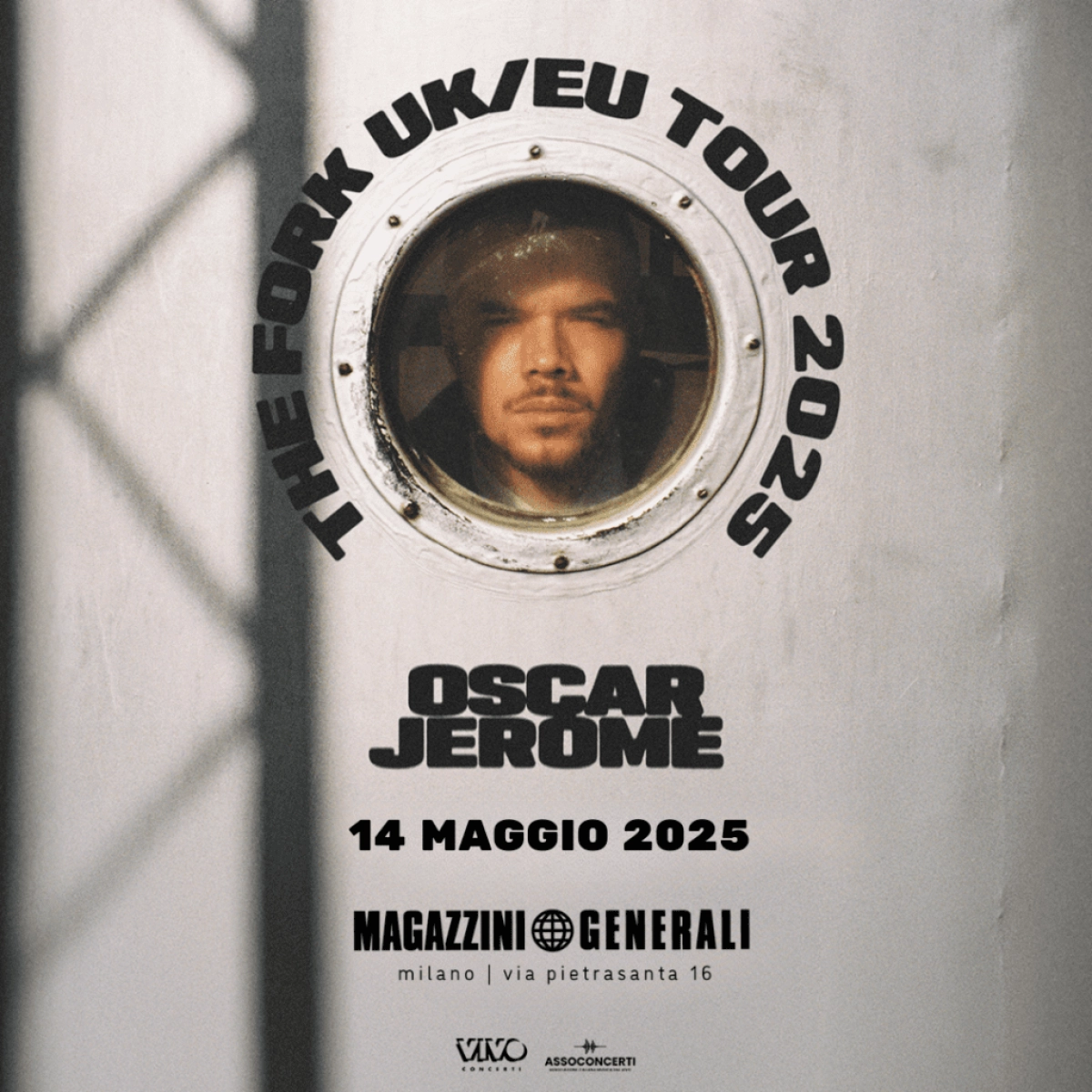 Oscar Jerome al Magazzini Generali Tickets