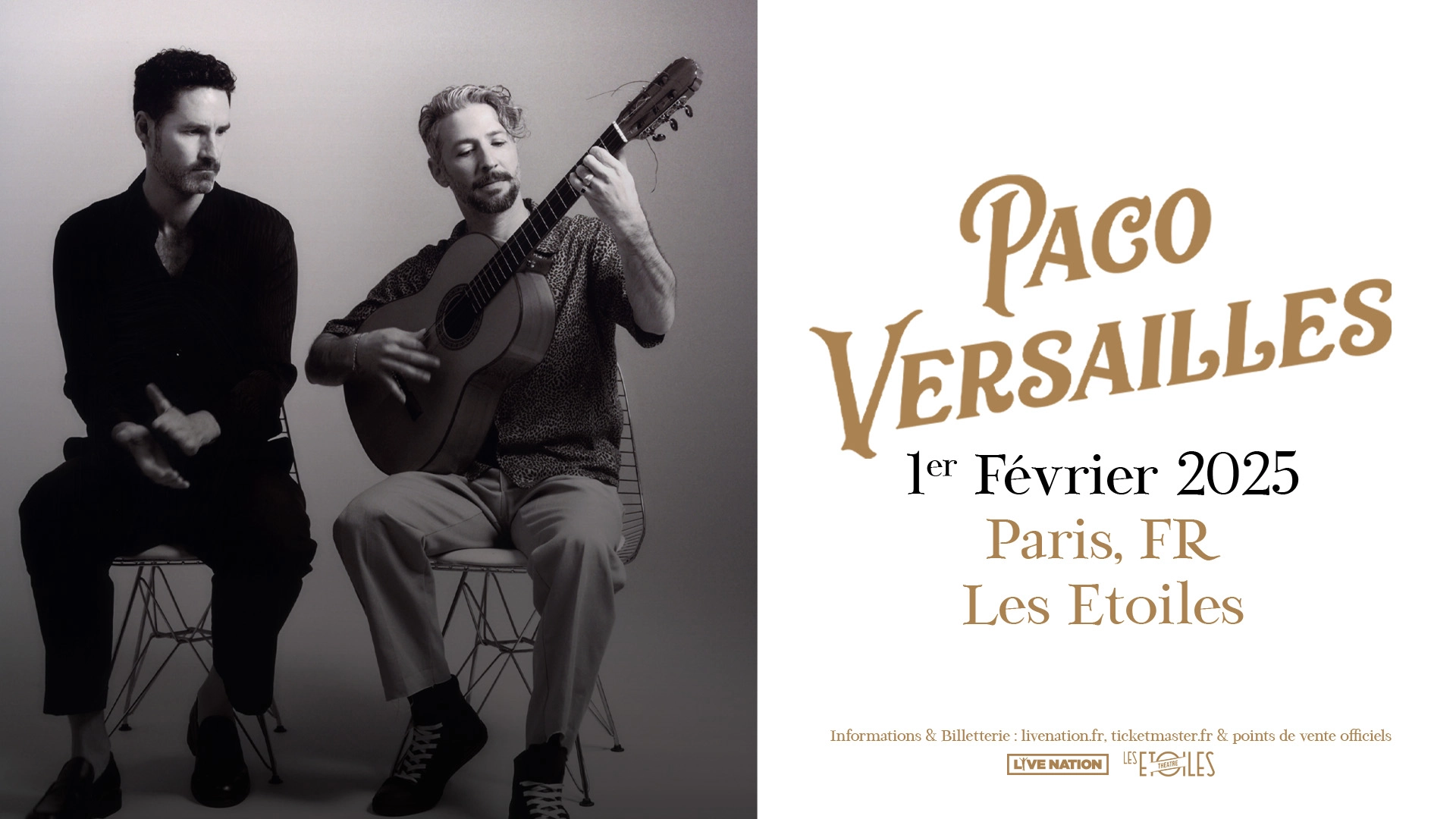 Paco Versailles at Les Etoiles Tickets