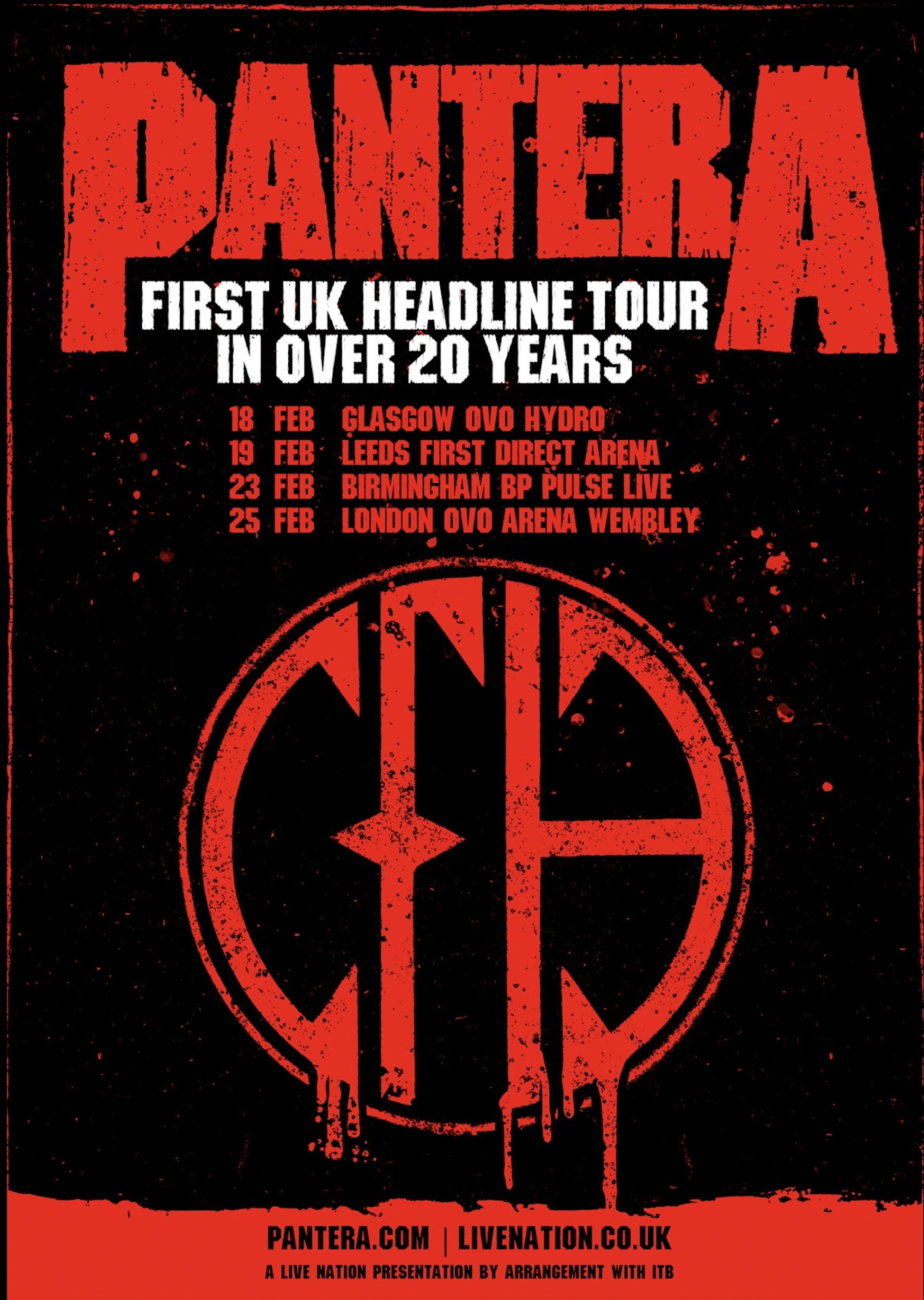 Billets Pantera (First Direct Arena - Leeds)