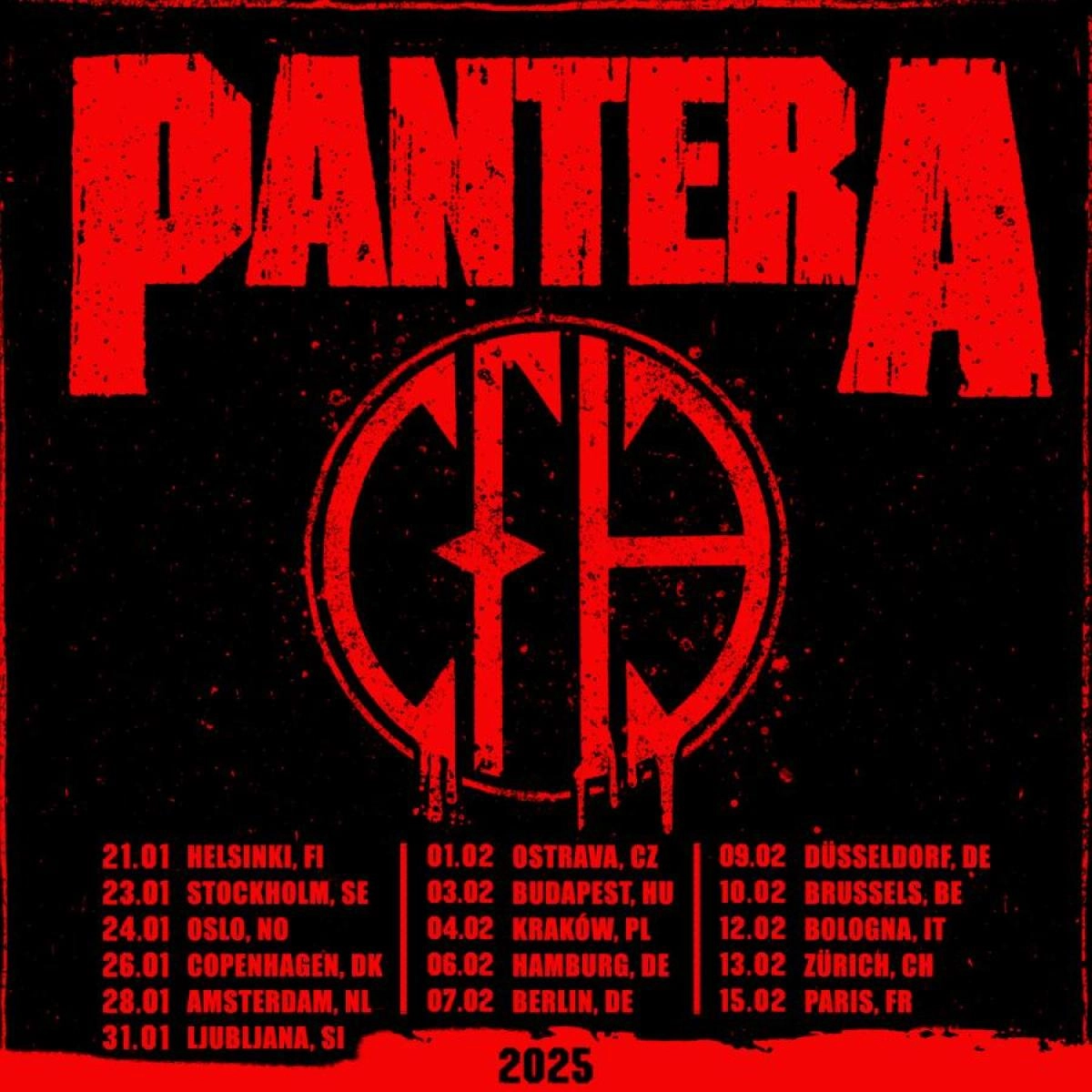 Billets Pantera (Unipol Arena - Bologne)