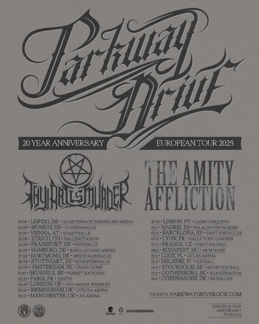 Parkway Drive at Atlas Arena Tickets