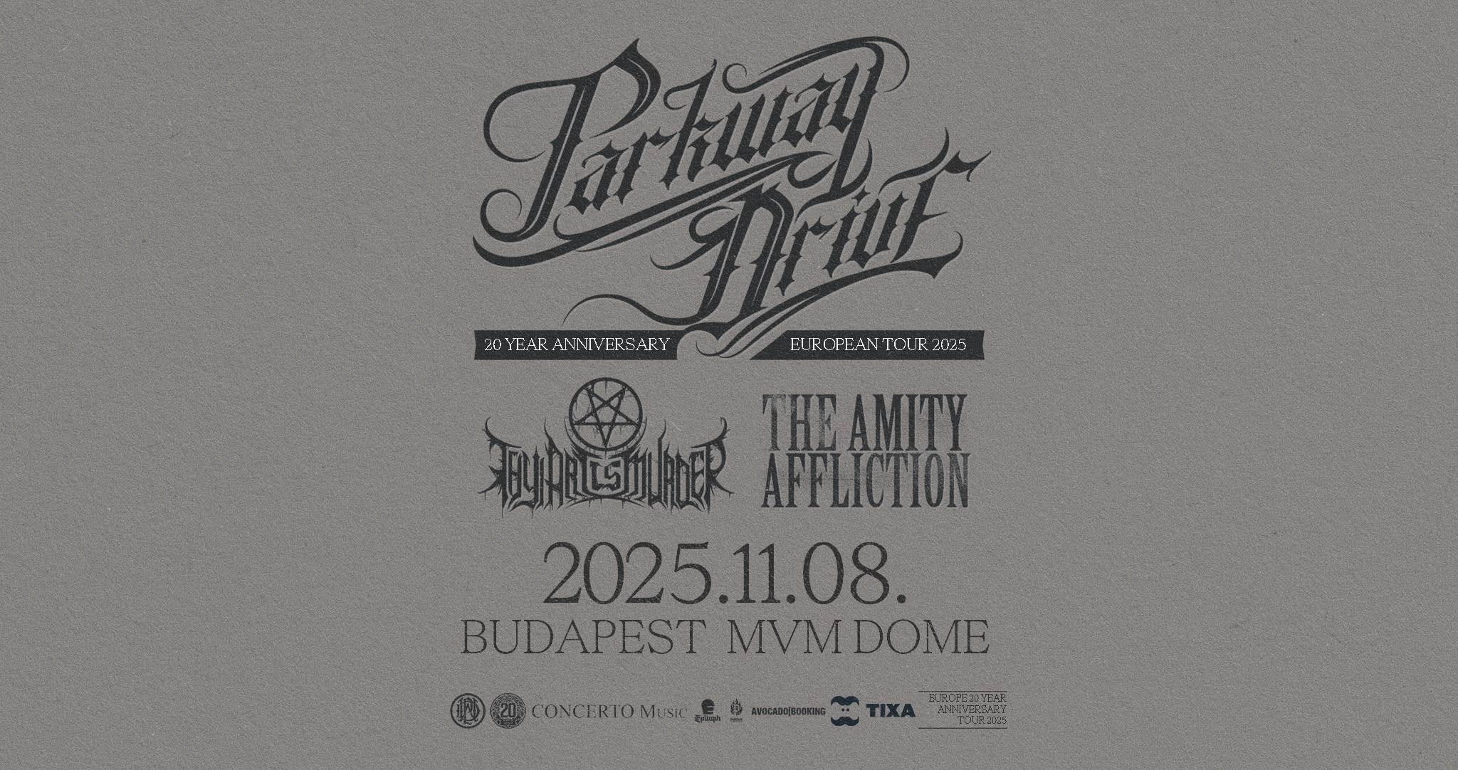 Billets Parkway Drive (MVM Dome - Budapest)