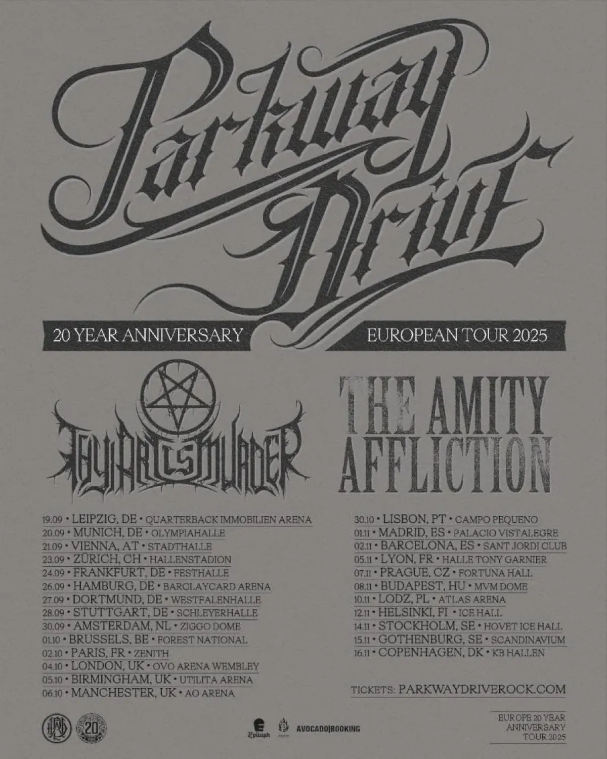 Parkway Drive at Palau Sant Jordi Tickets