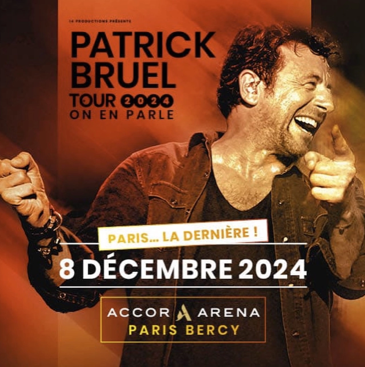 Patrick Bruel at Accor Arena Tickets