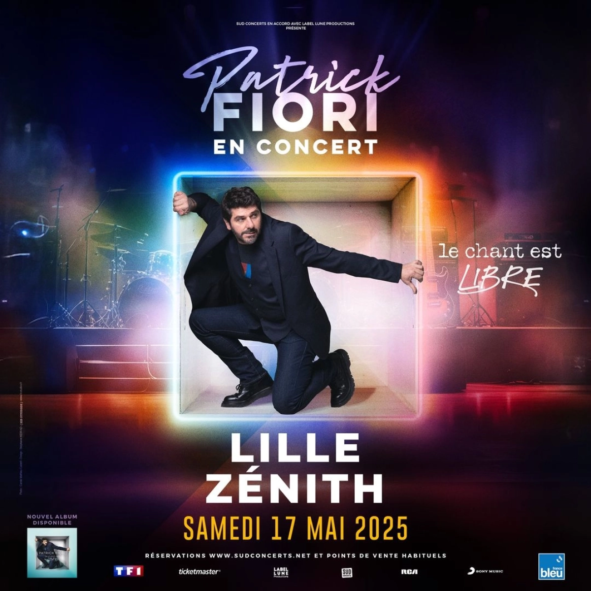 Patrick Fiori in der Zenith Lille Tickets