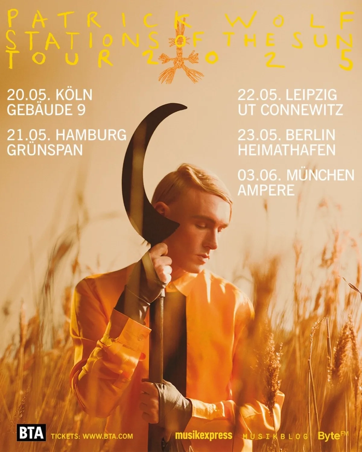 Patrick Wolf en Ampere Muffatwerk Tickets