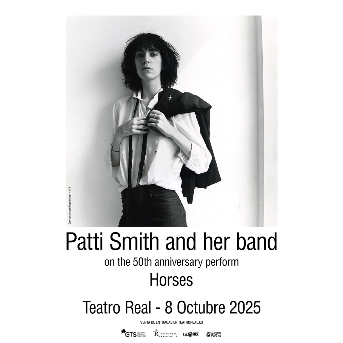 Patti Smith en The Teatro Real Tickets