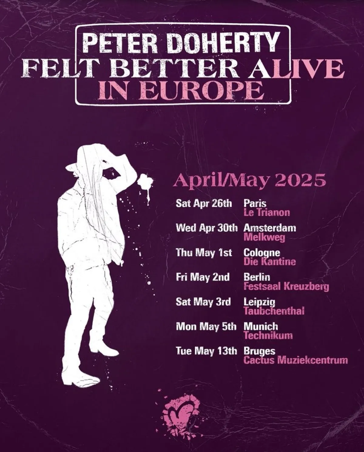 Pete Doherty at Festsaal Kreuzberg Tickets